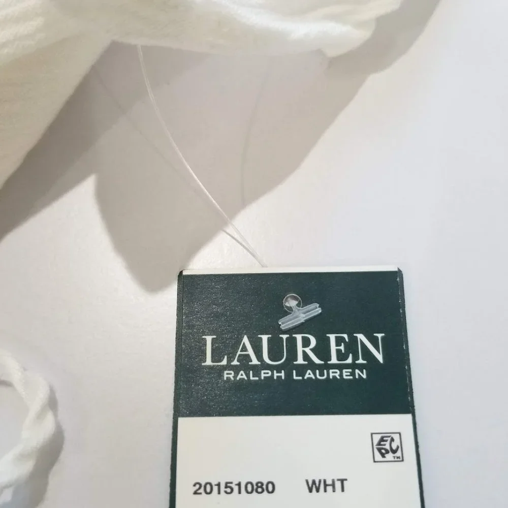 Lauren Ralph Lauren Crinkle Rayon Coverup Tunic White